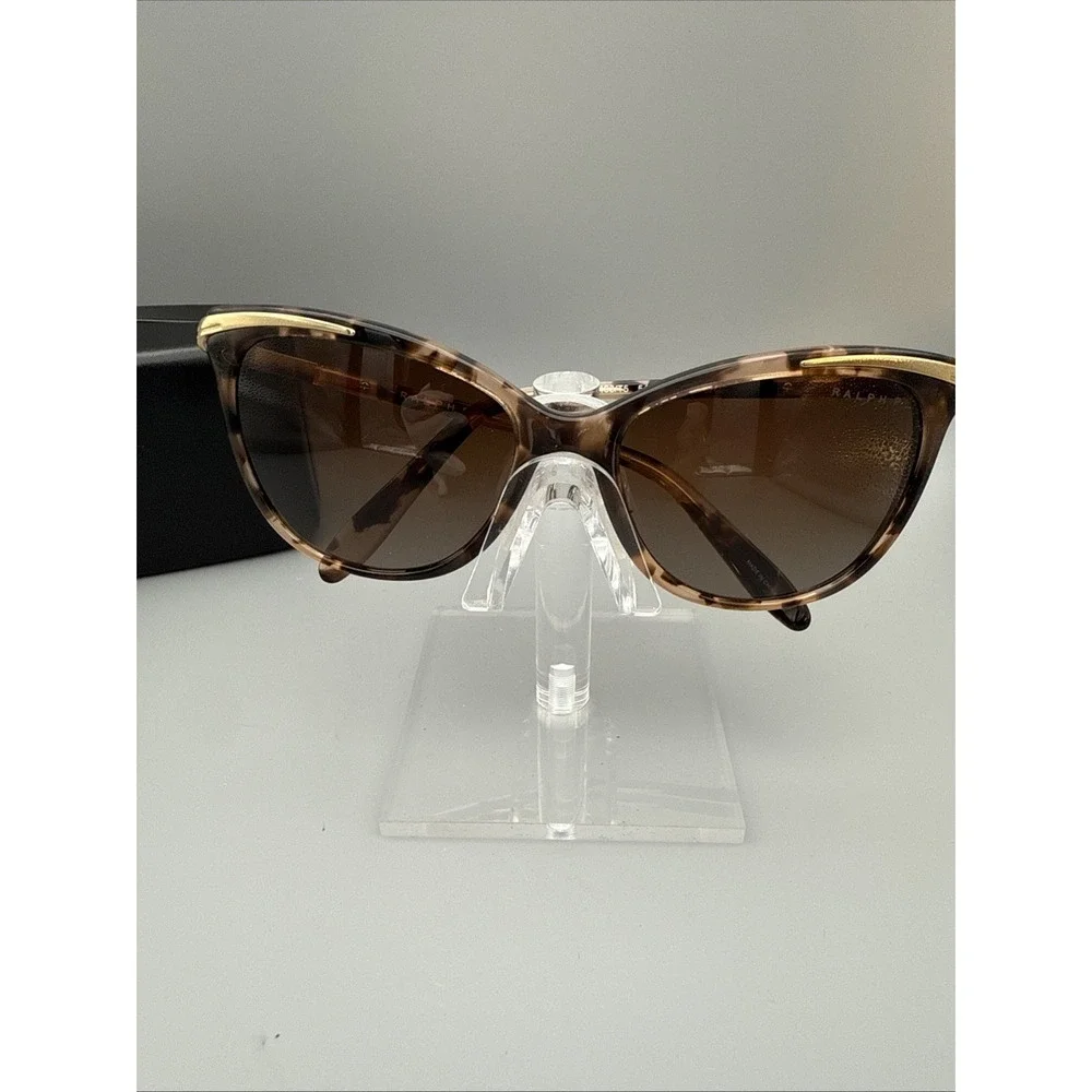 RALPH LAUREN RA5203 1463 BROWN TORTOISE/GOLD AUTHENTIC SUNGLASSES 54-16 & CASE